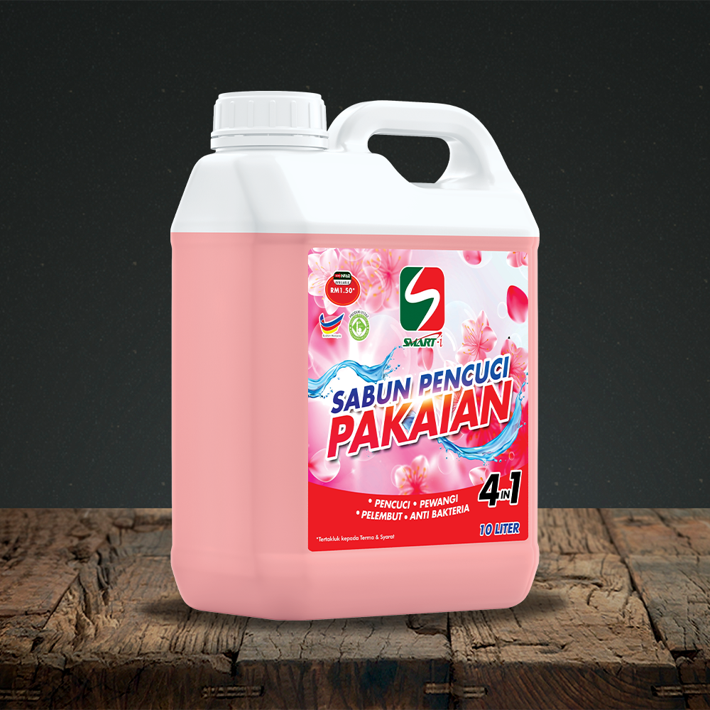 10L MERAH 4 IN 1 - PENCUCI PAKAIAN