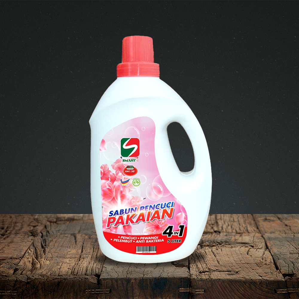 5L MERAH 4 IN 1 - PENCUCI PAKAIAN