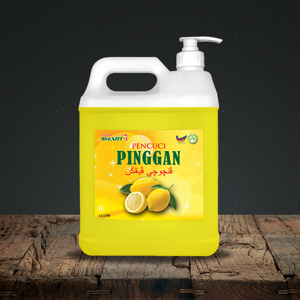 4.5L PENCUCI PINGGAN KUNING + DISPENSER