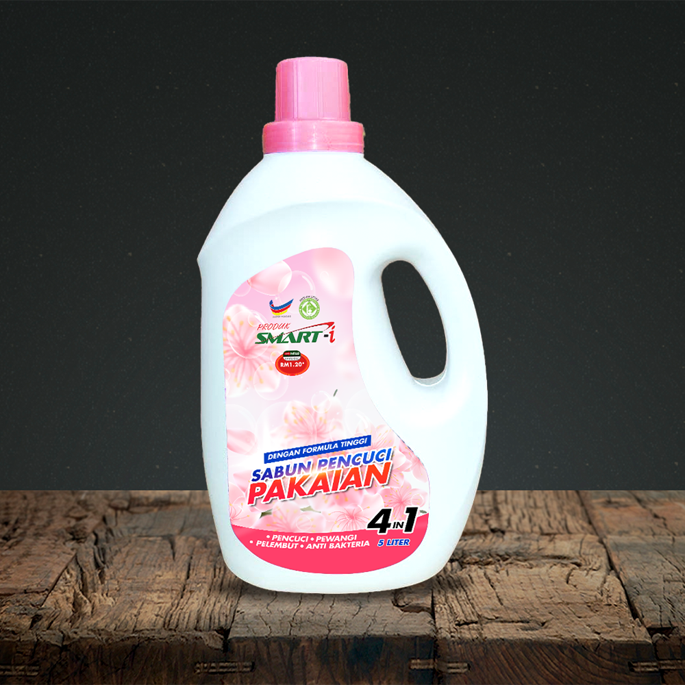 5L MERAH JAMBU 4 IN 1 - PENCUCI PAKAIAN